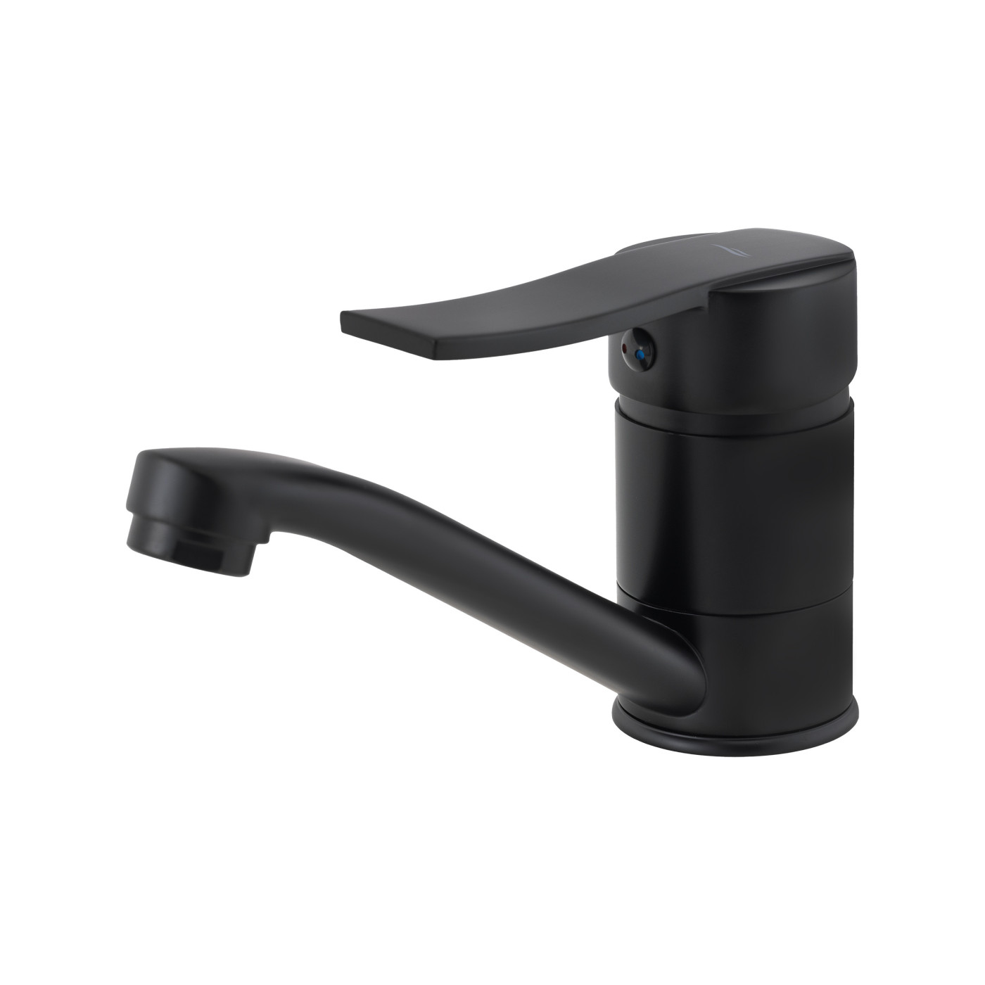 Bateria Umywalkowa z Ruchomą Wylewką MADERA Czarna Stojąca KUCHINOX