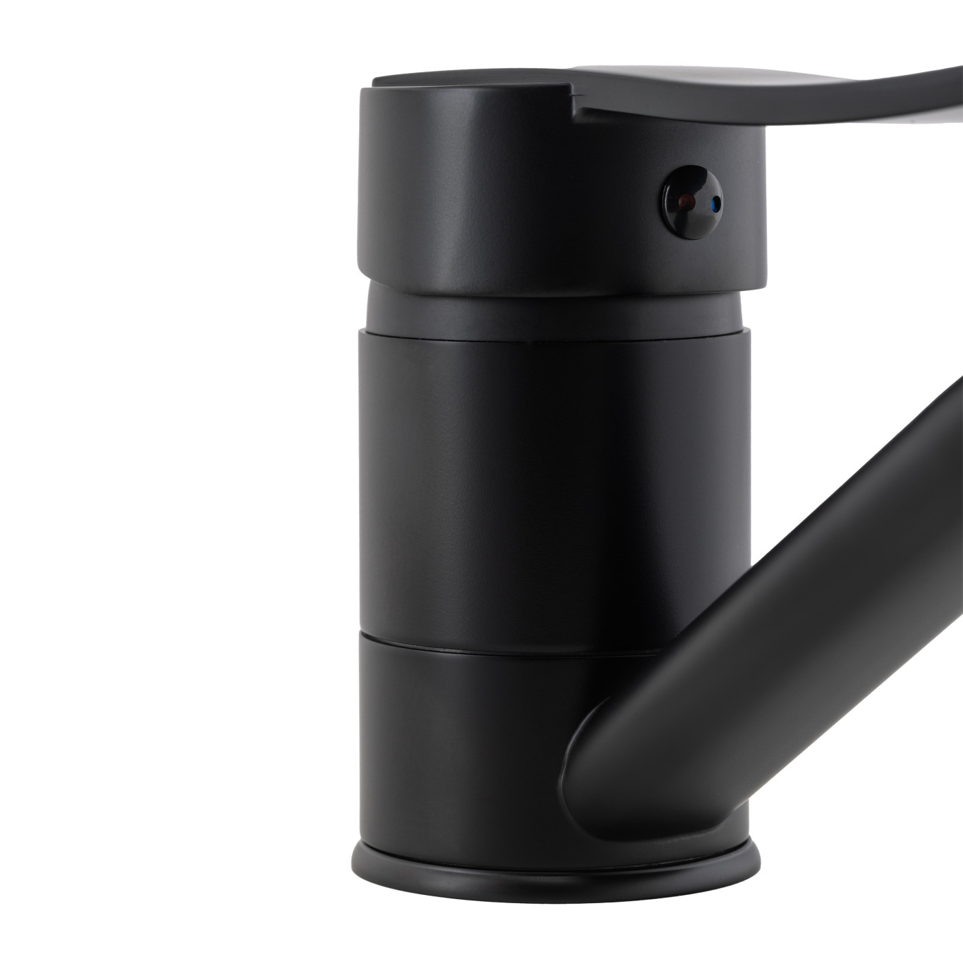 Bateria Umywalkowa z Ruchomą Wylewką MADERA Czarna Stojąca KUCHINOX