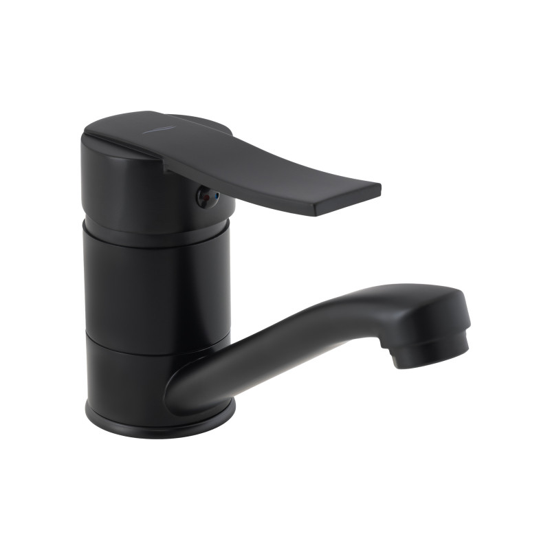 Bateria Umywalkowa z Ruchomą Wylewką MADERA Czarna Stojąca KUCHINOX