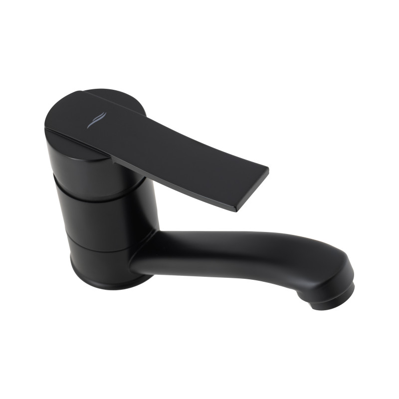 Bateria Umywalkowa z Ruchomą Wylewką MADERA Czarna Stojąca KUCHINOX