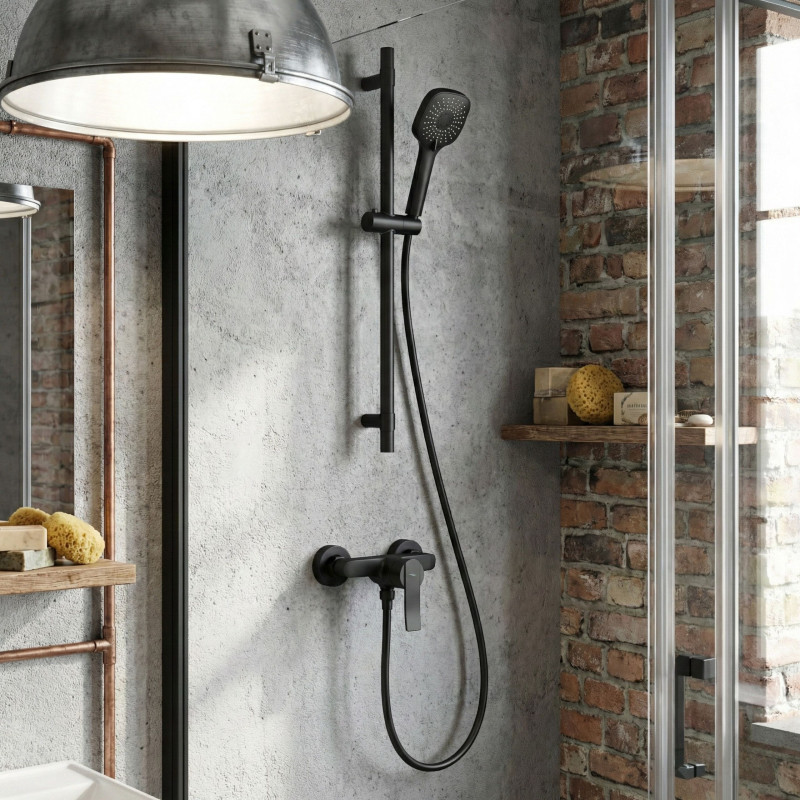 Bateria Natryskowa Madera Czarna