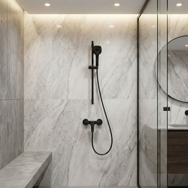 Bateria Natryskowa Madera Czarna