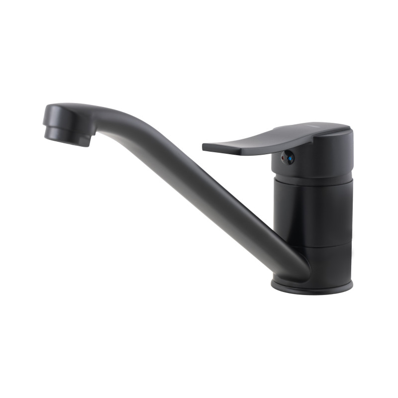 Bateria Zlewozmywakowa Stojąca MADERA Czarna