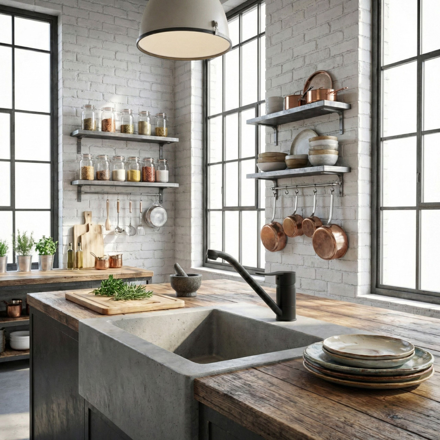 Bateria Zlewozmywakowa Stojąca MADERA Czarna