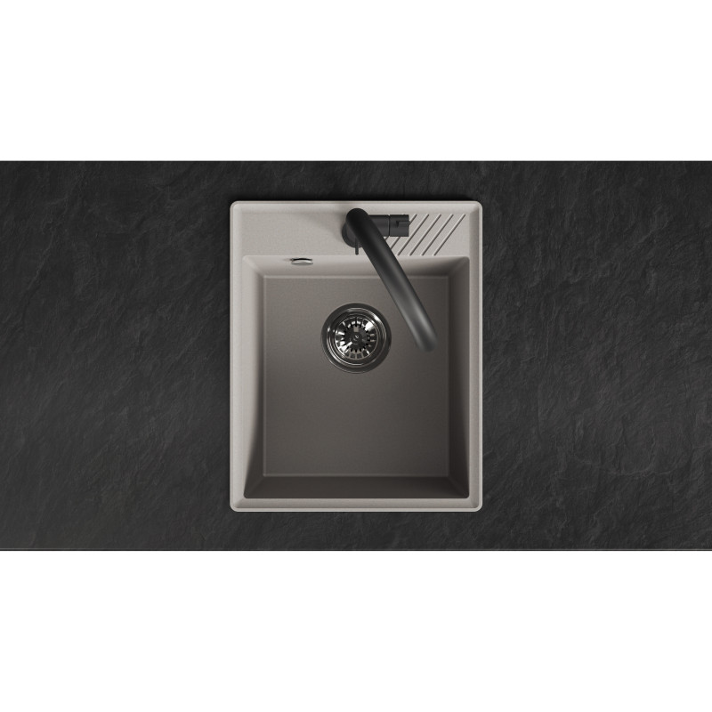 Zlewozmywak Granitowy Jednokomorowy HUB Beżowy