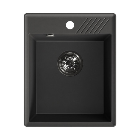 Zlewozmywak Granitowy Jednokomorowy HUB Czarny