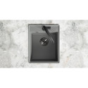 Zlewozmywak Granitowy Jednokomorowy HUB Volcano Gray