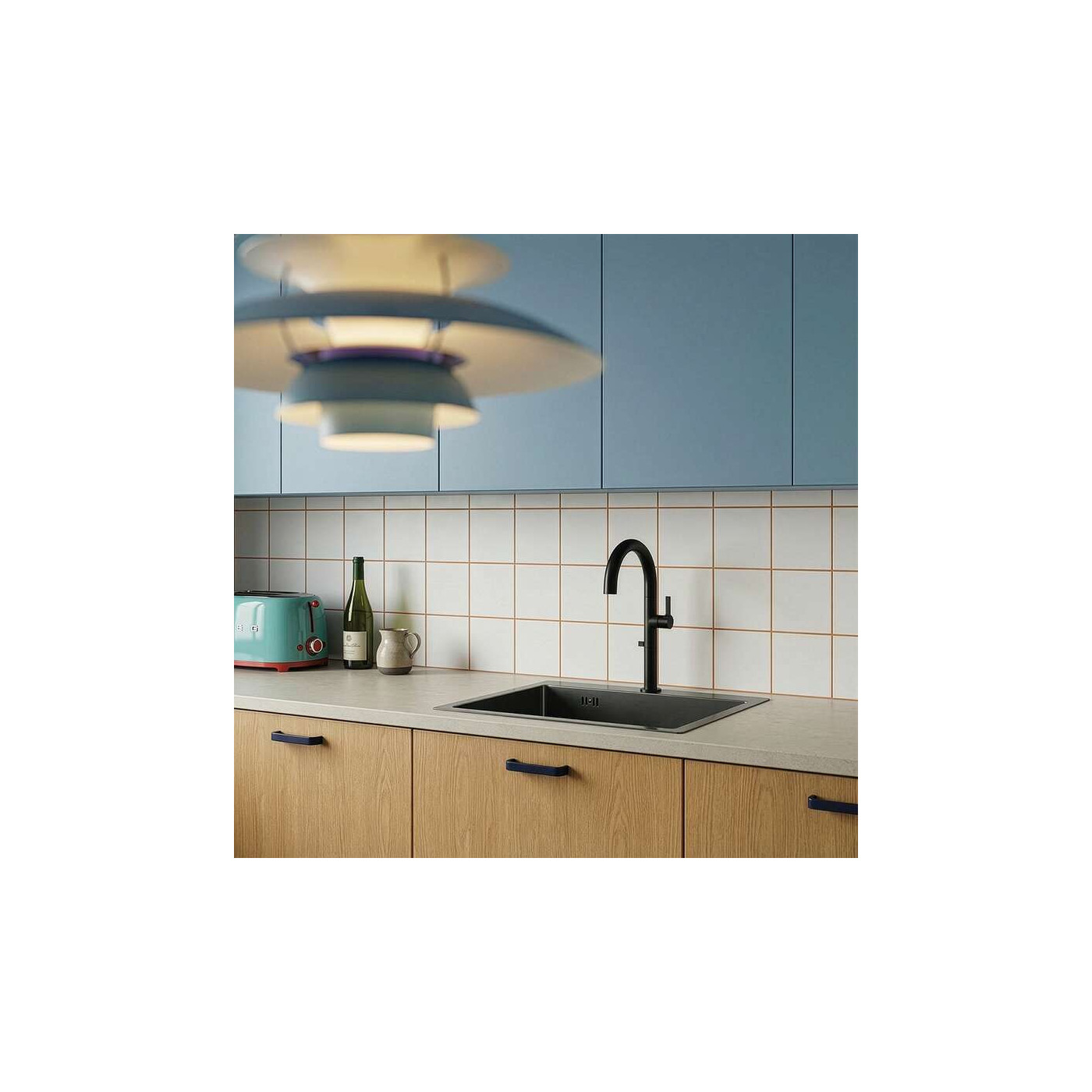 Zlewozmywak Stalowy MALAWI 50x58cm Z Baterią Filtrującą PURECO