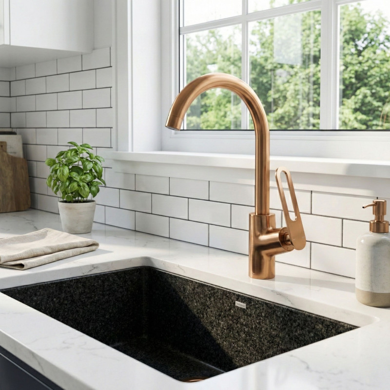 Bateria Zlewozmywakowa Kuchenna TIERRA Miedź Bateria Zlewozmywakowa Kuchenna TIERRA Miedź