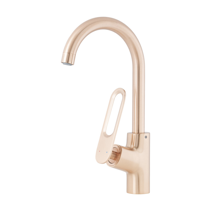 Bateria Zlewozmywakowa Kuchenna TIERRA Różowe Złoto