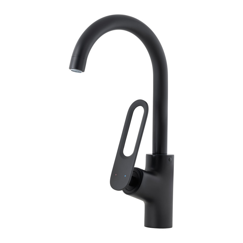 Bateria Zlewozmywakowa Kuchenna TIERRA Czarna Bateria Zlewozmywakowa Kuchenna TIERRA Czarna