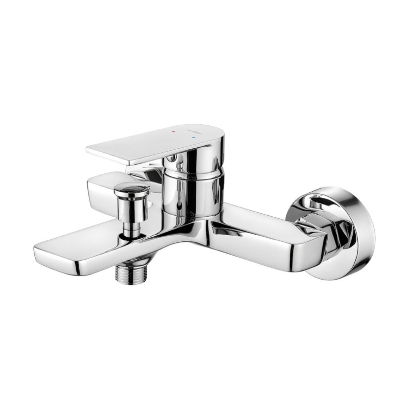 Bateria Wannowa Ścienna Bez Zestawu Natryskowego Kuchinox Serta Chrom