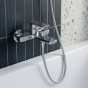 Bateria Wannowa Ścienna Bez Zestawu Natryskowego Kuchinox Serta Chrom