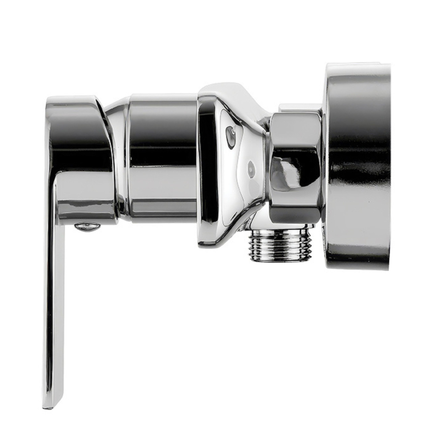 Bateria Natryskowa Ścienna Bez Zestawu Kuchinox Serta Chrom