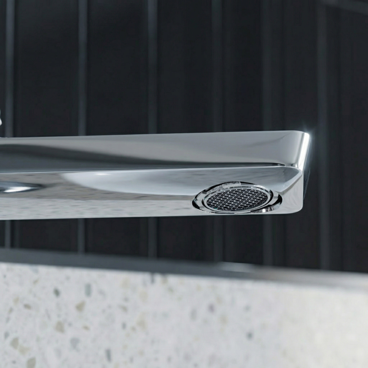 Bateria Umywalkowa Stojąca Nablatowa Kuchinox Serta Chrom