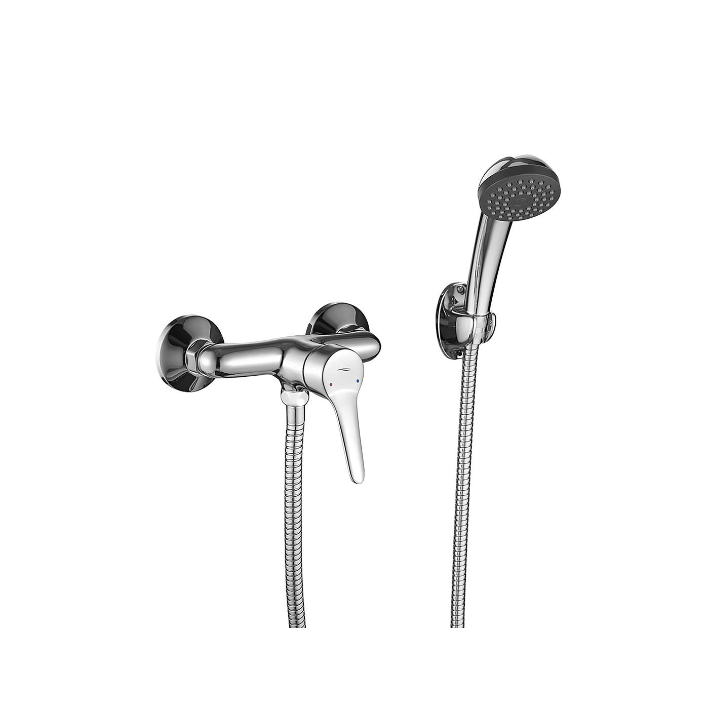 Bateria Natryskowa Ścienna Zestaw Fene Chrom