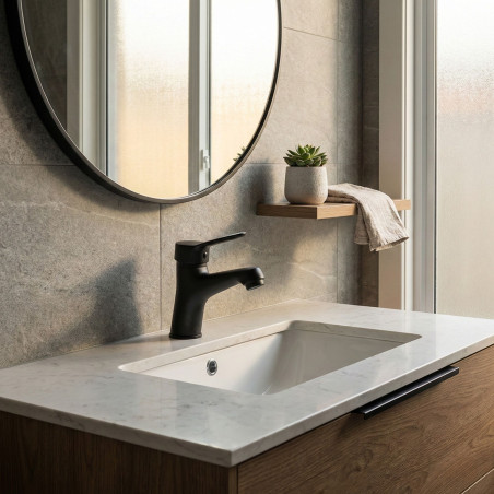 Bateria Umywalkowa Fene Czarna