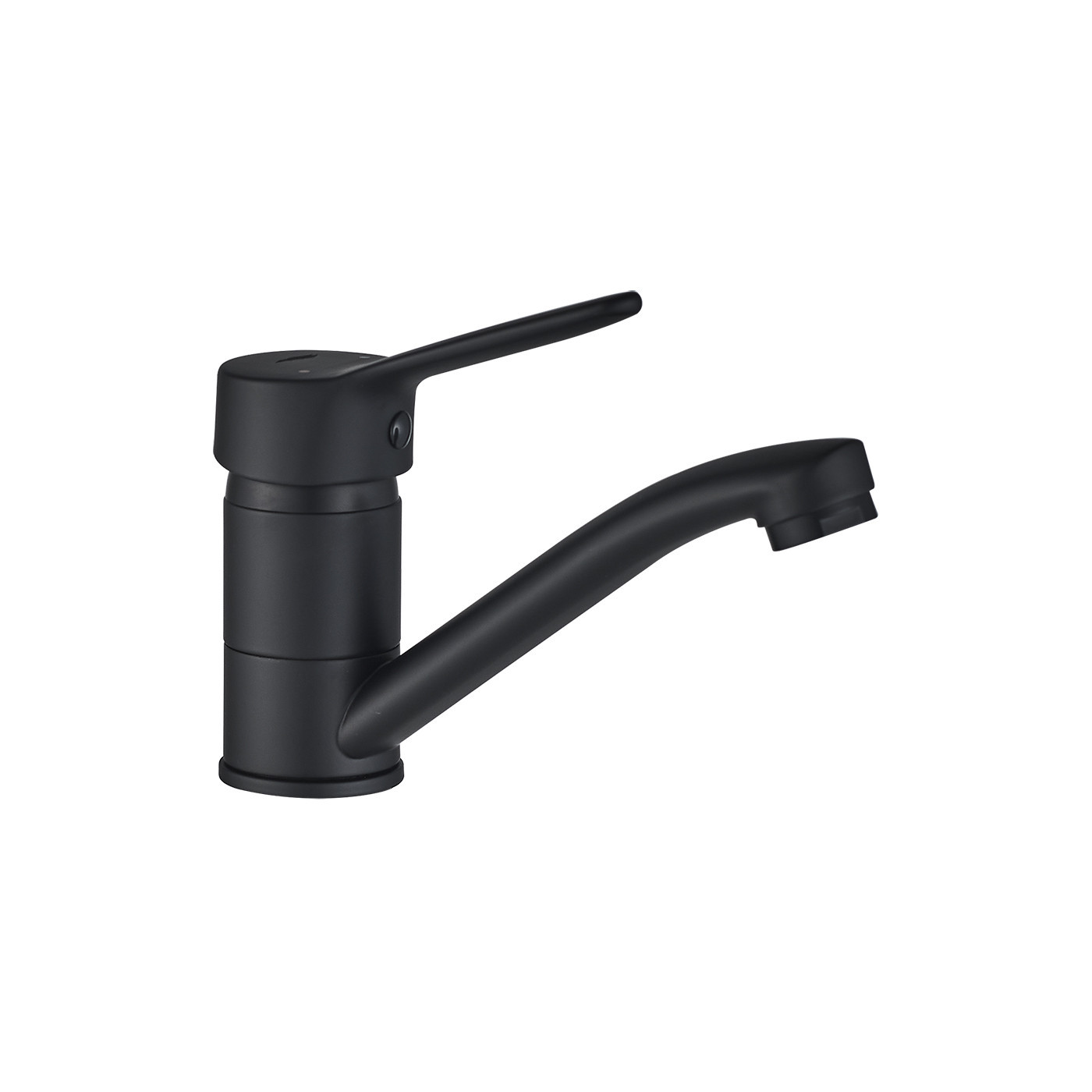 Bateria Umywalkowa z Ruchomą Wylewką Fene Czarna