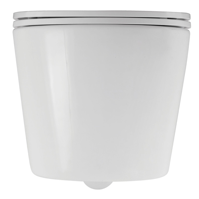 Miska WC Wisząca Bezkołnierzowa Z Deską Spłukiwanie Wirowe Nida CycleOn Biała