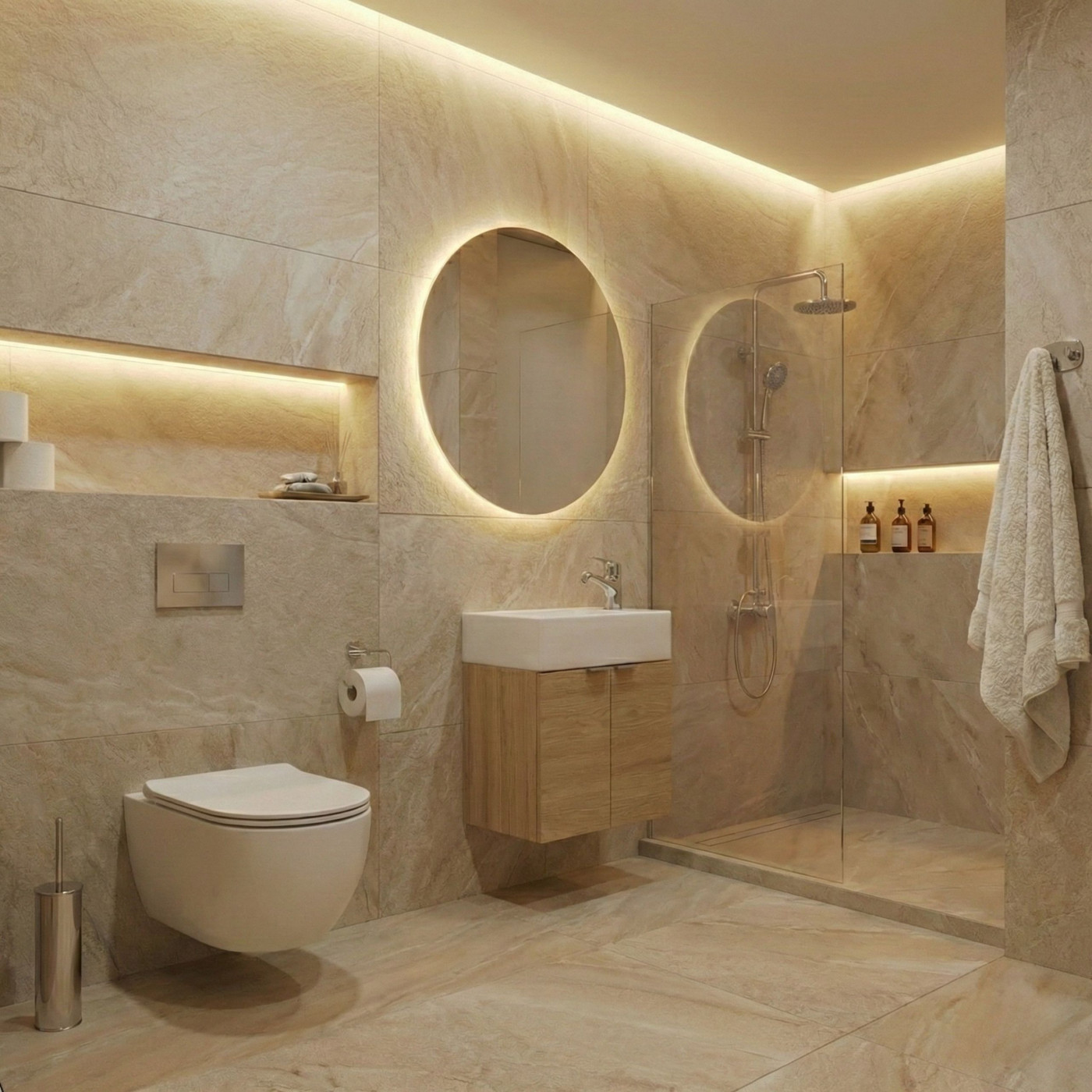 Zestaw Łazienkowy PURE Umywalka Kolumna Bateria + Akcesoria Zestaw Łazienkowy PURE Umywalka Kolumna Bateria + Akcesoria