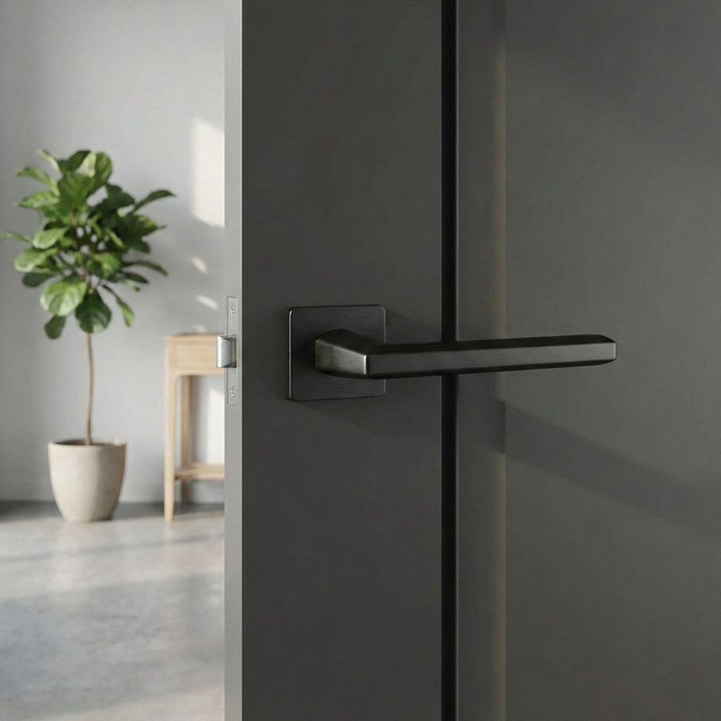 Klamka Do Drzwi Wewnętrznych Libia II Czarna