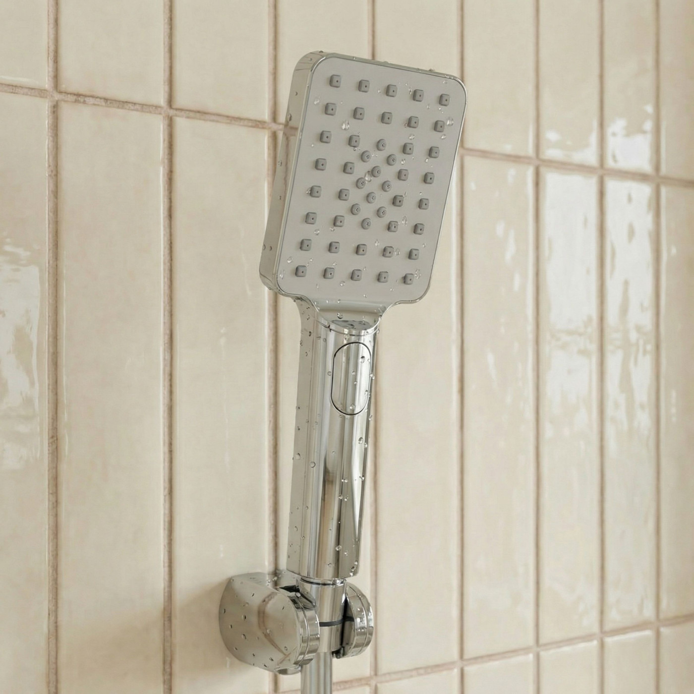 Bateria Natryskowa Ścienna z Zestawem Natryskowym ALITA Chrom BVA_041D