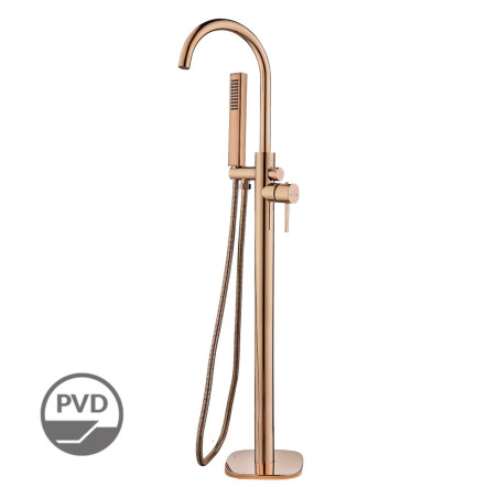 Bateria Wannowa Wolnostojąca Pola Różowe Złoto