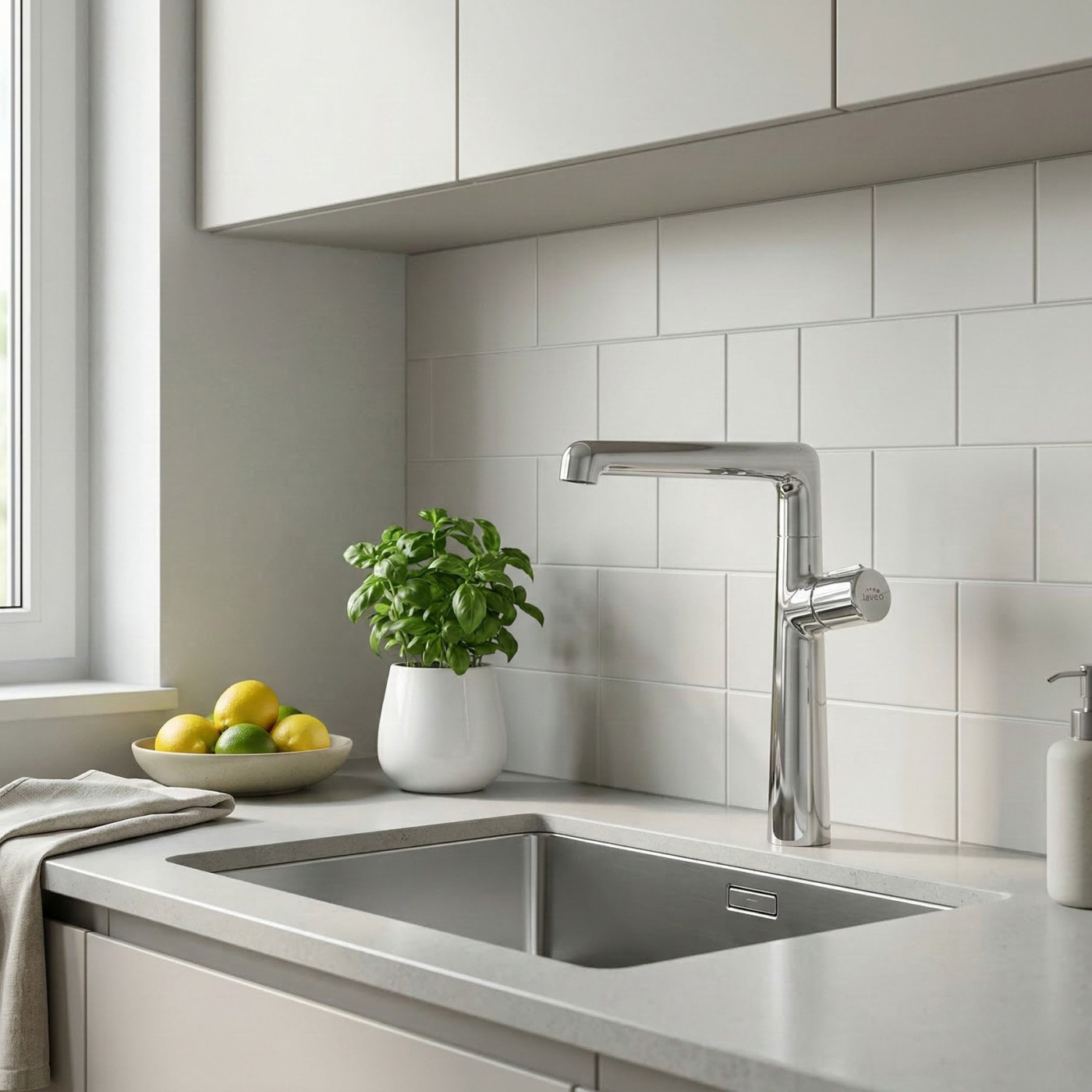 Bateria Zlewozmywakowa Stojąca Z Wylewką L Pretto