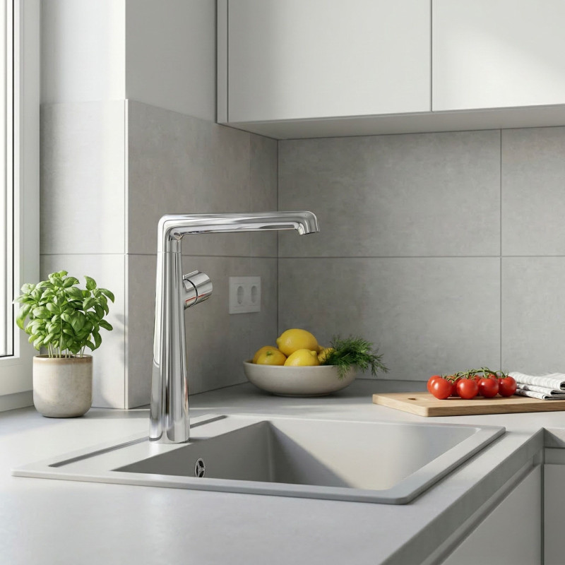 Bateria Zlewozmywakowa Stojąca Z Wylewką L Pretto