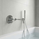 Bateria Wannowa Podtynkowa Z Zestawem Natryskowym Chrom