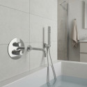 Bateria Wannowa Podtynkowa Z Zestawem Natryskowym Chrom