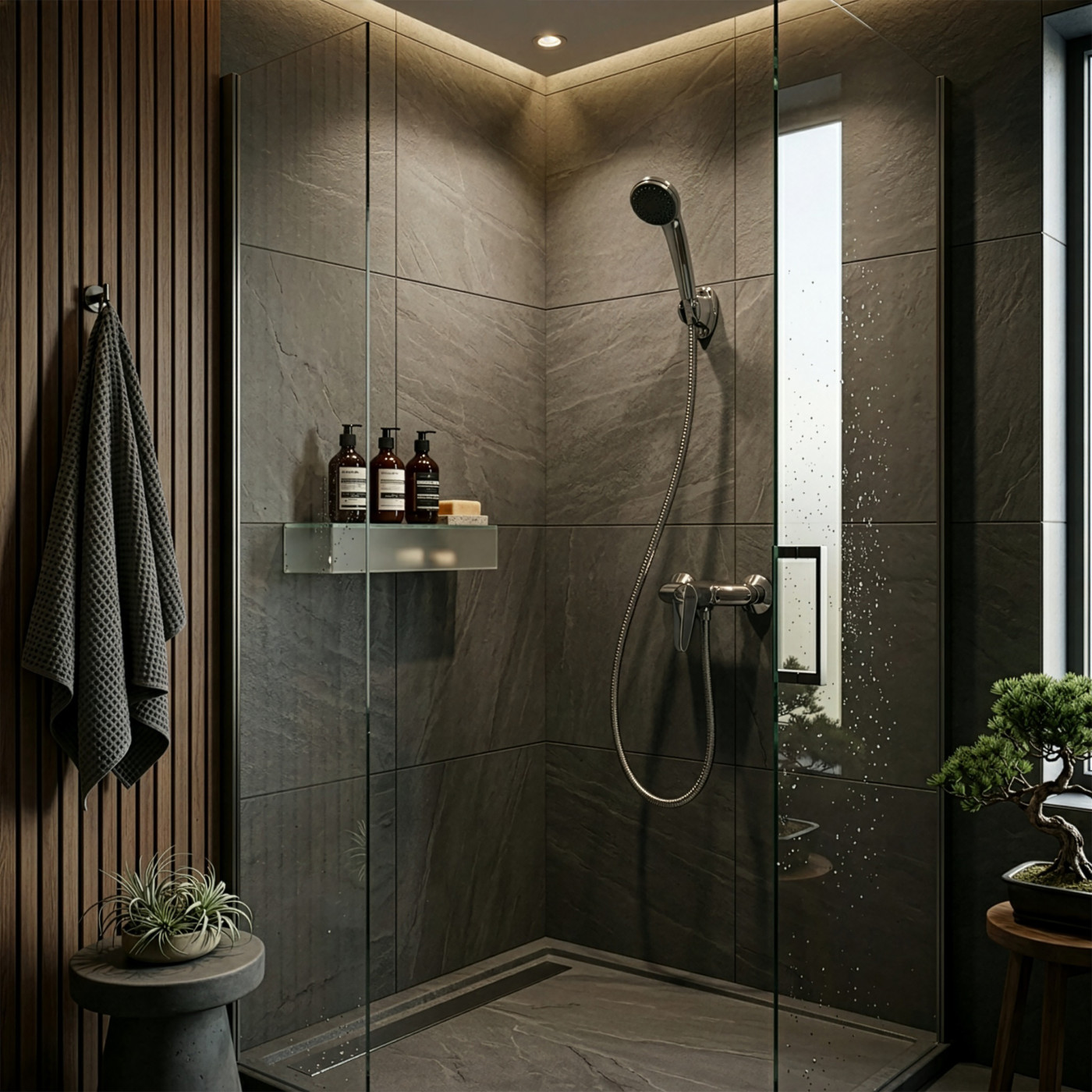 Bateria Natryskowa Ścienna Z Zestawem Natryskowym Oris