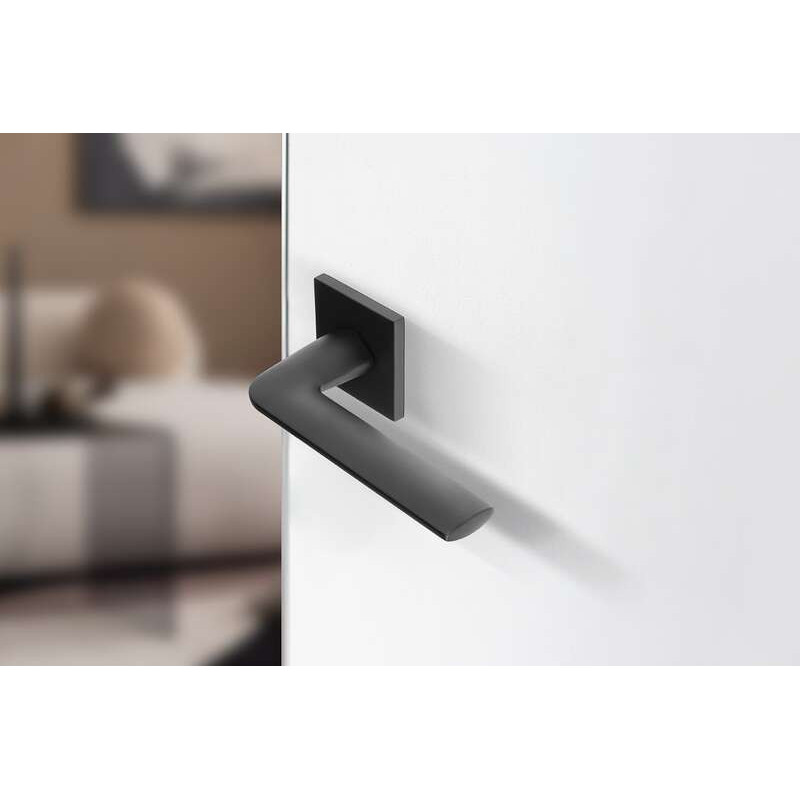 Klamka do Drzwi Wewnętrznych Czarna Maroko