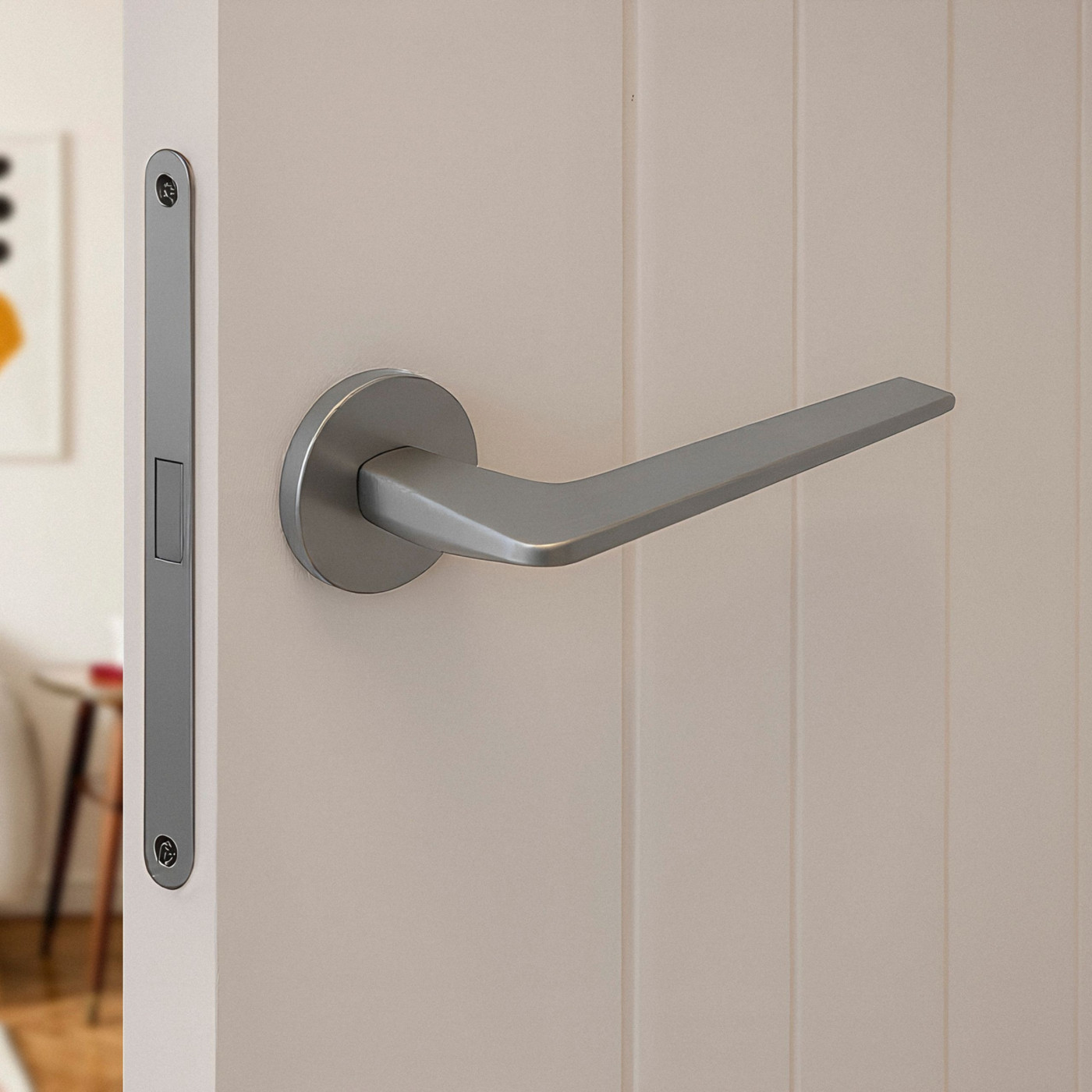 Klamka do Drzwi Wewnętrznych Srebrna CELESTRIA Kuchinox