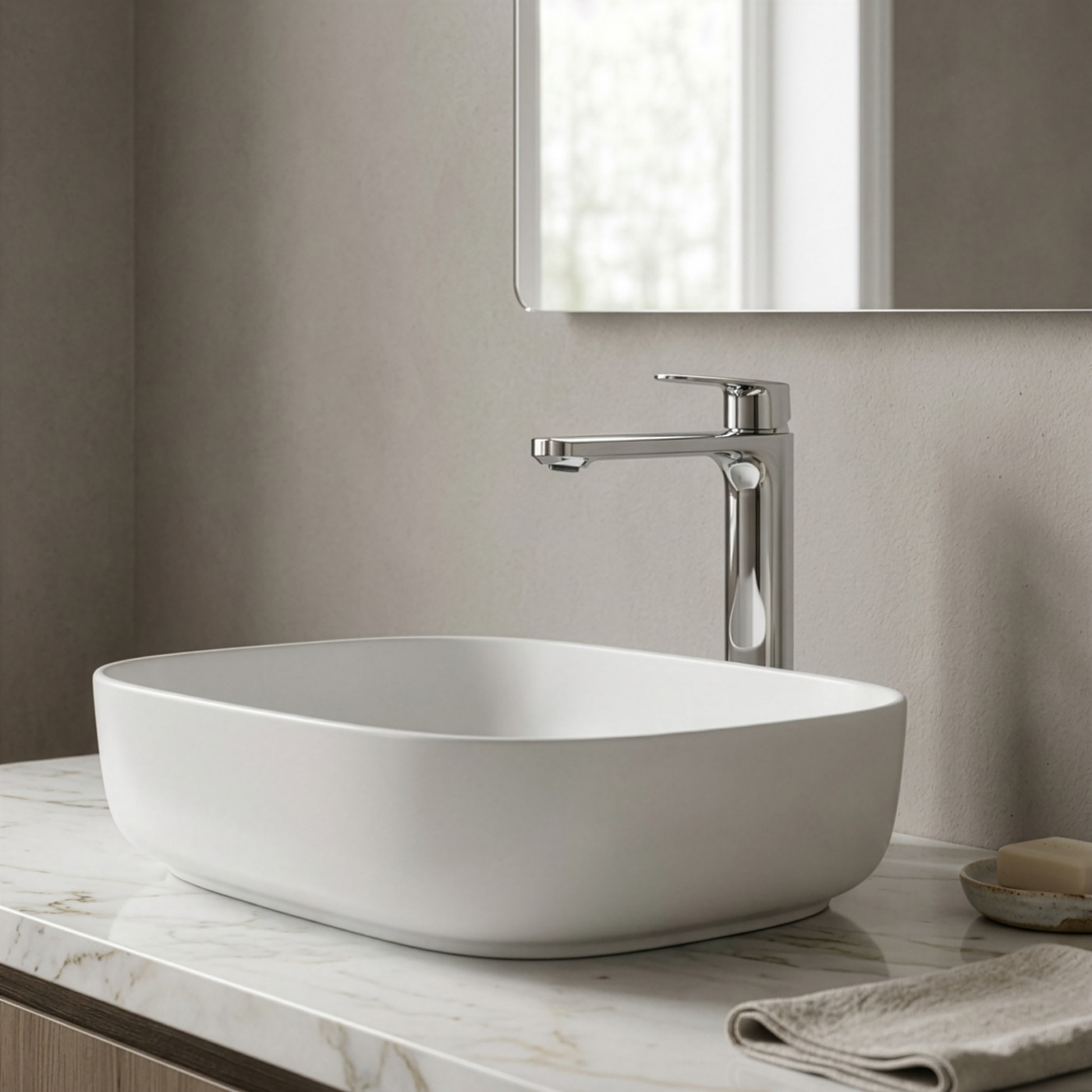 Bateria Umywalkowa Stojąca Nablatowa Gava