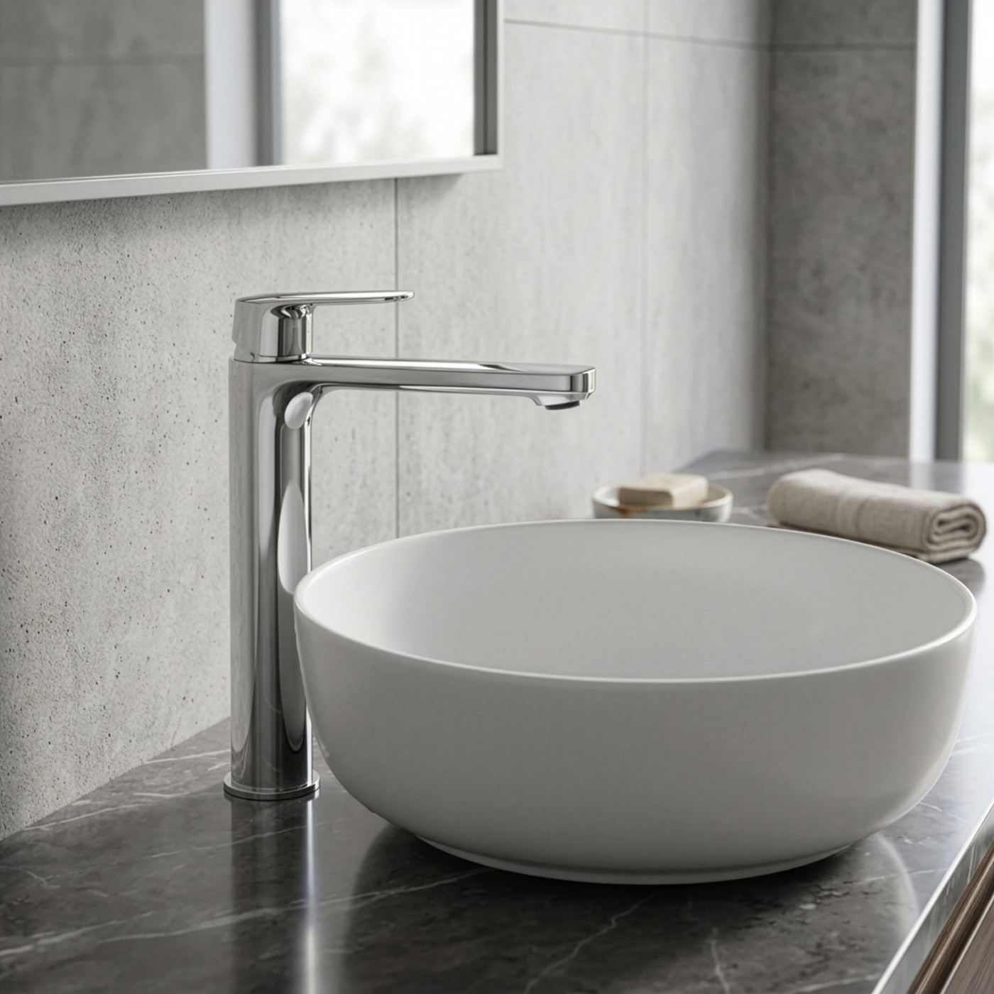 Bateria Umywalkowa Stojąca Nablatowa Gava