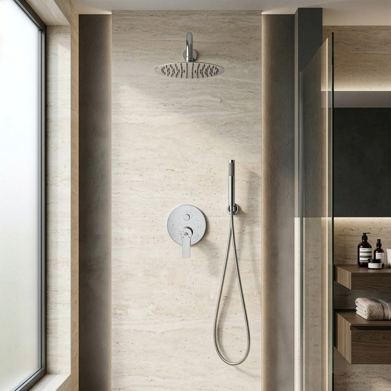 Bateria Natryskowa Podtynkowa Z Zestawem Natryskowym Bez Boxu Raila