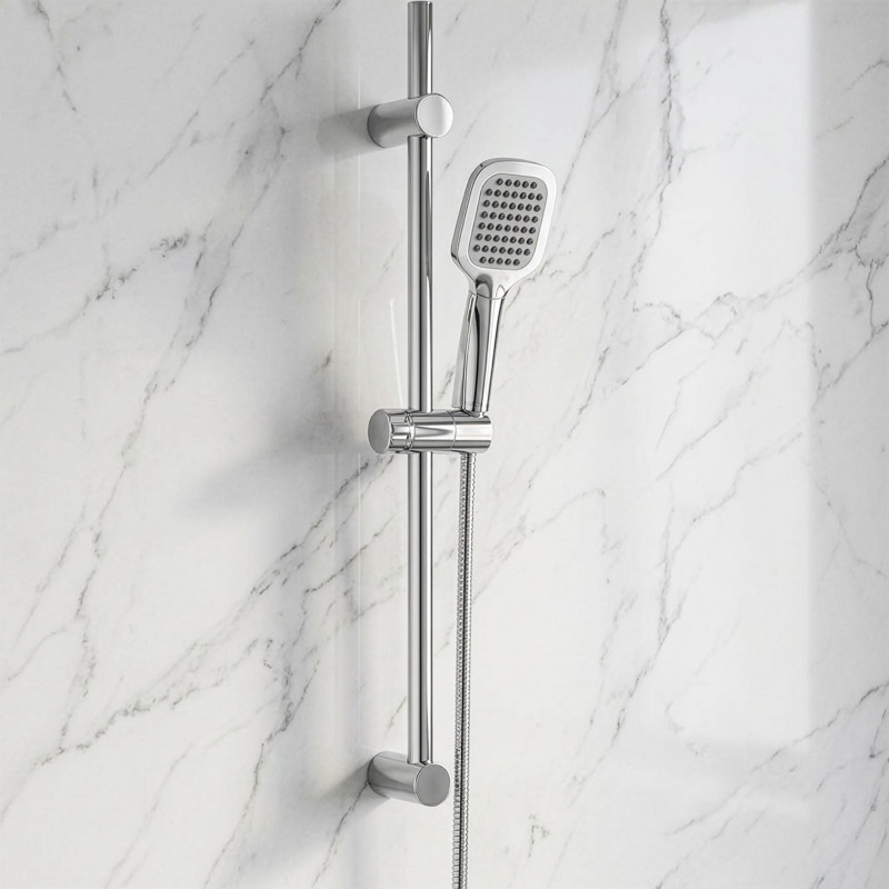 Zestaw Baterii Łazienkowych Bateria Umywalkowa Bateria Natryskowa BORGO