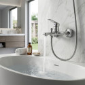 Bateria Wannowa Ścienna Bez Zestawu Natryskowego Gava Chrom