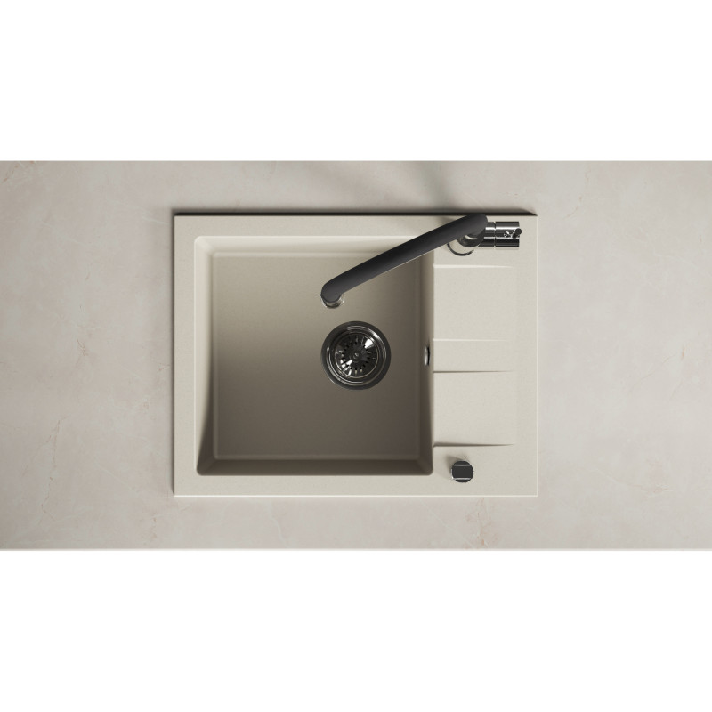 Zlewozmywak Zlew Granitowy  Bateria  Syfon Preparat