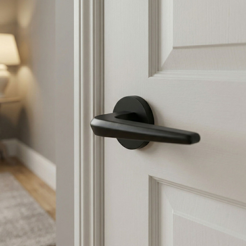 Klamka Wewnętrzna Na Rozecie Verdon Czarna