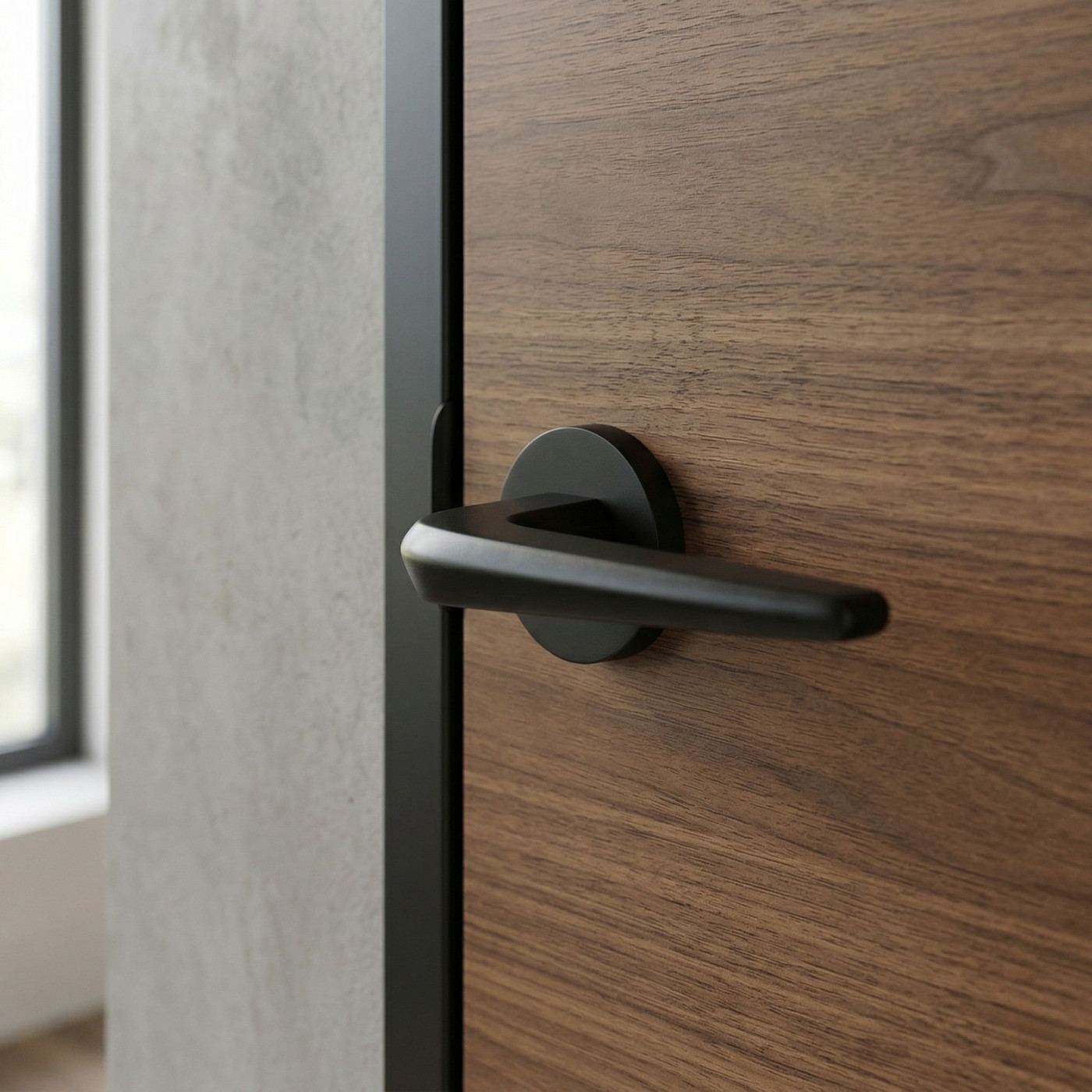 Klamka Wewnętrzna Na Rozecie Verdon Czarna