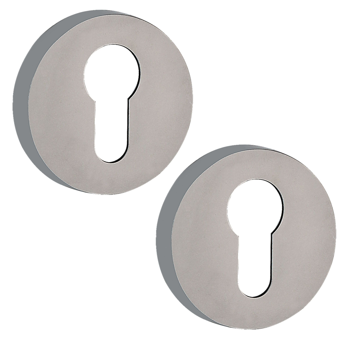 Szyld Krótki Okrągły Wkładka Satyna Mat Kuchinox