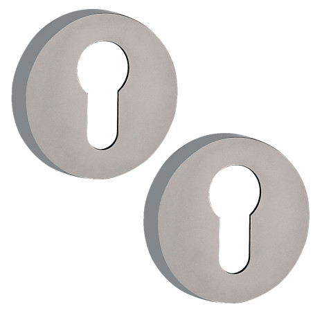 Szyld Krótki Okrągły Wkładka Satyna Mat Kuchinox