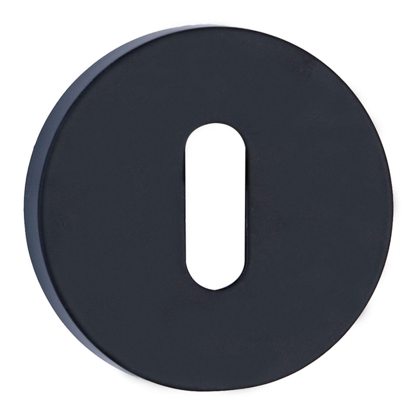 Szyld Krótki Okrągły Klucz Czarny Mat Kuchinox