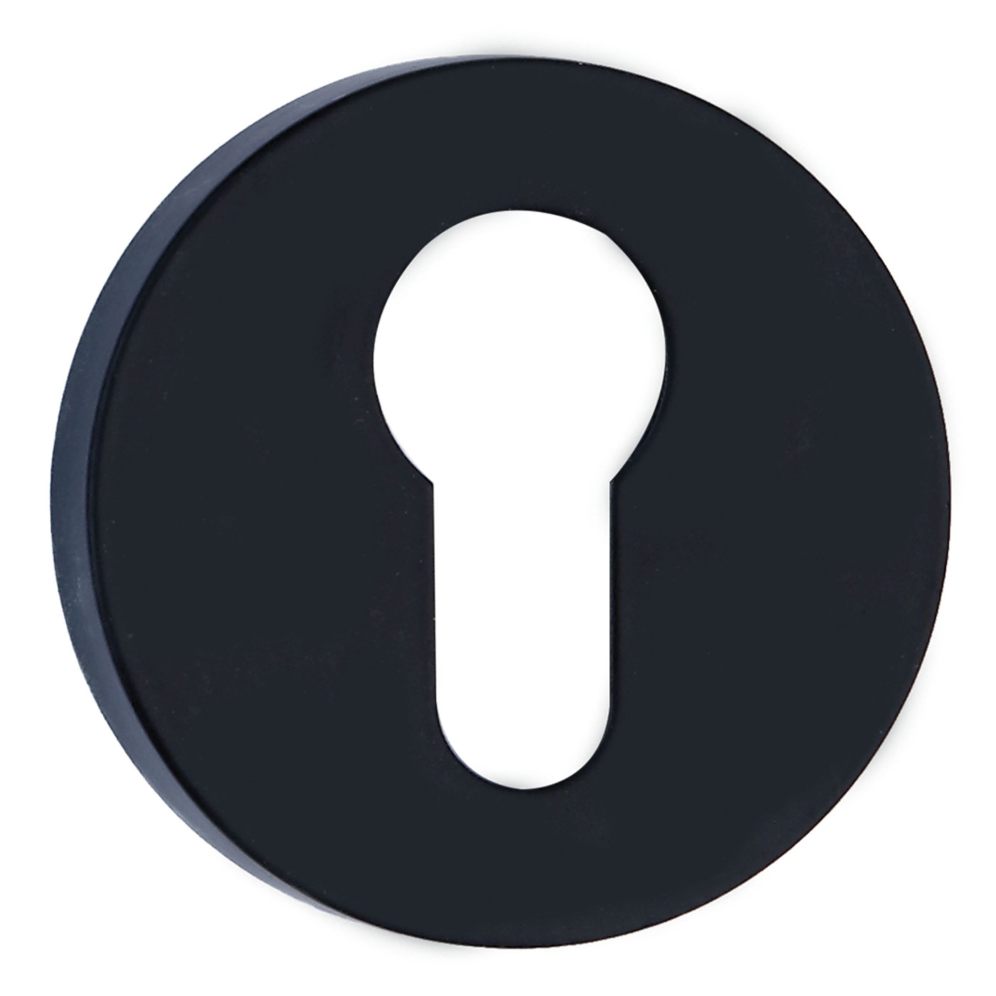 Szyld Krótki Okrągły Wkładka Czarny Mat Kuchinox