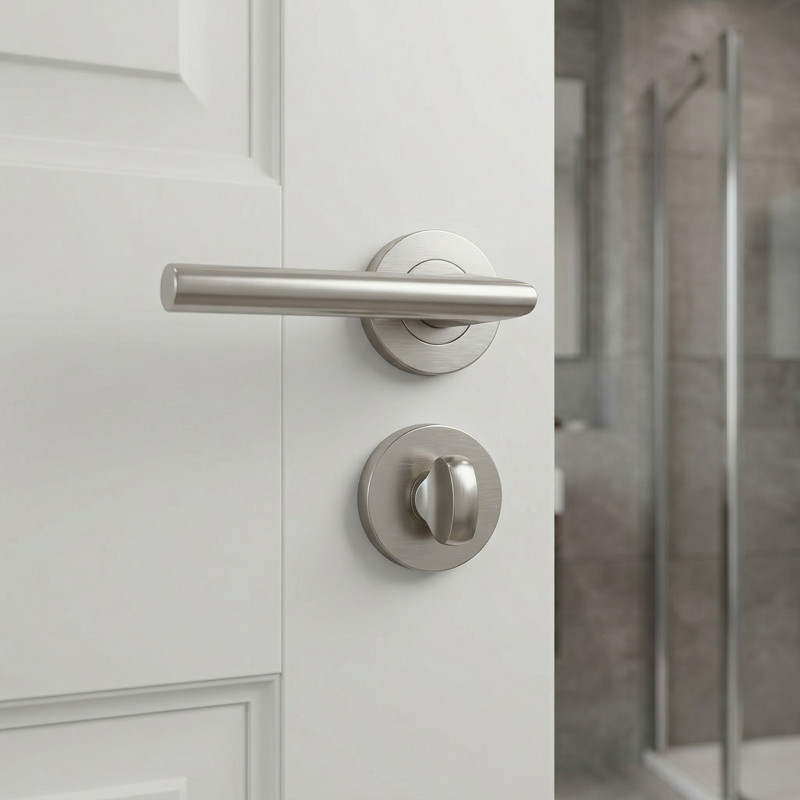 Szyld Krótki Okrągły WC Satyna Mat Kuchinox Szyld Krótki Okrągły WC Satyna Mat Kuchinox