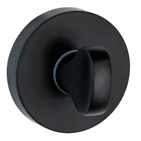 Szyld Krótki Okrągły WC Czarny Mat Kuchinox