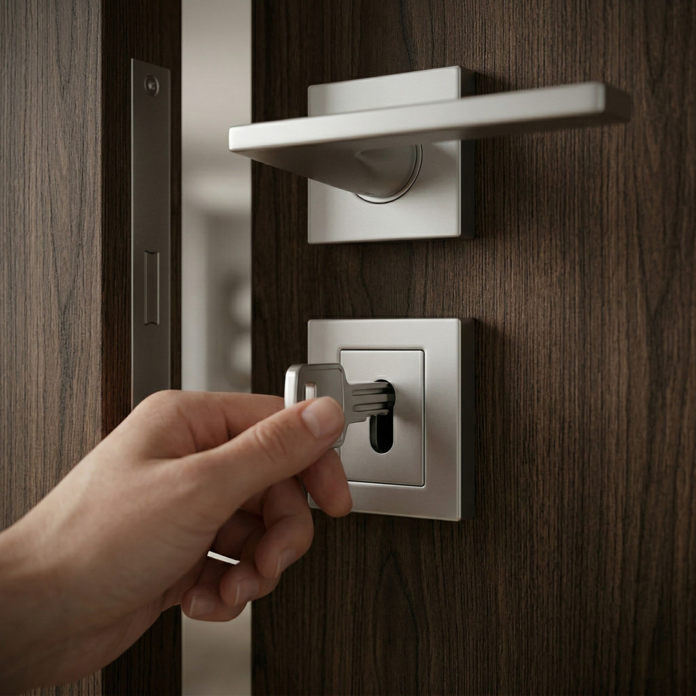 Szyld Krótki Kwadratowy Klucz Chrom