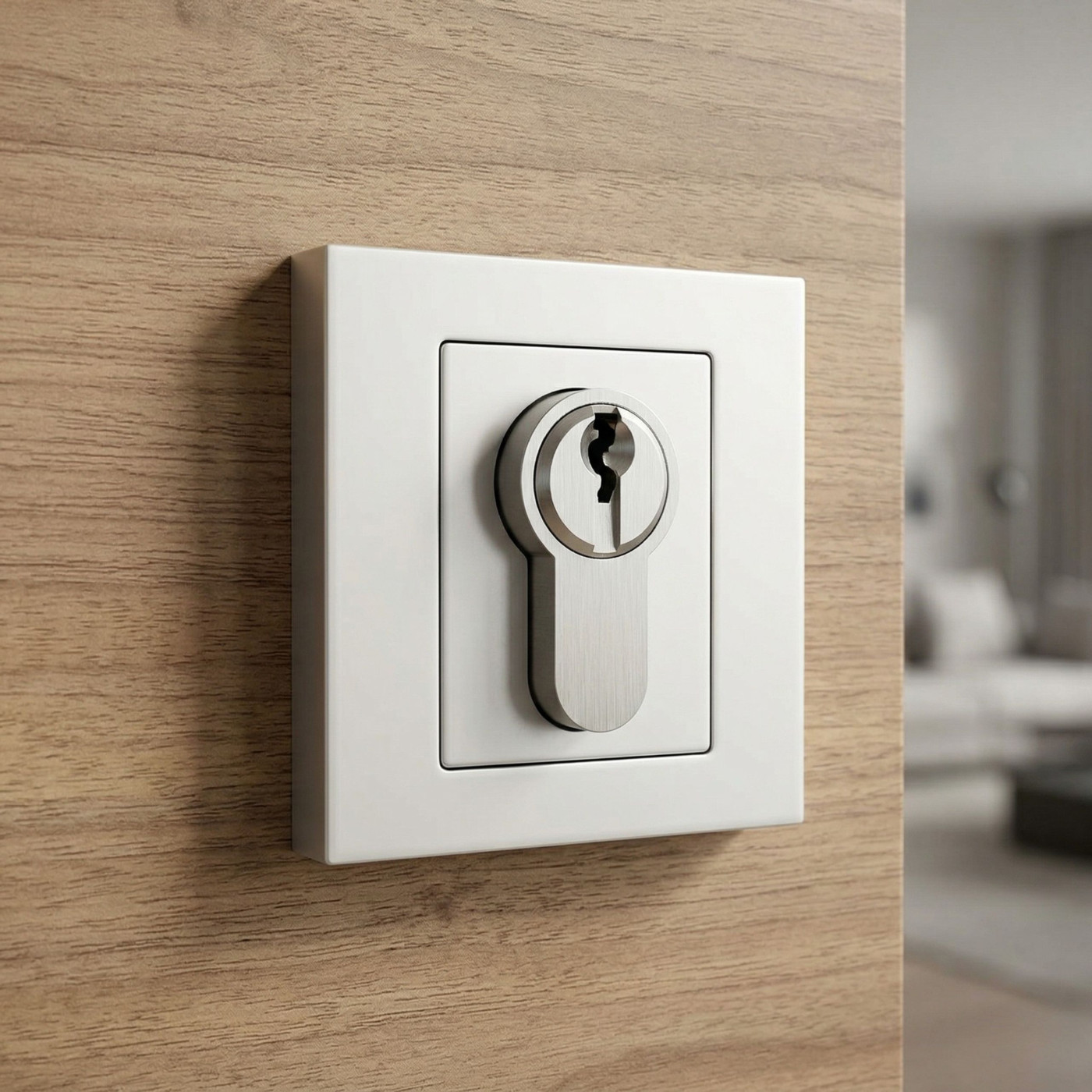 Szyld Krótki Kwadratowy Wkładka Chrom